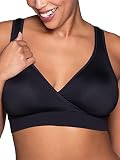 Vanity Fair Women's Maternity Nursing Breastfeeding: Wireless Pullover Lounge Sleep Bra, Available in Multipacks, Black, Small | Amazon (US)