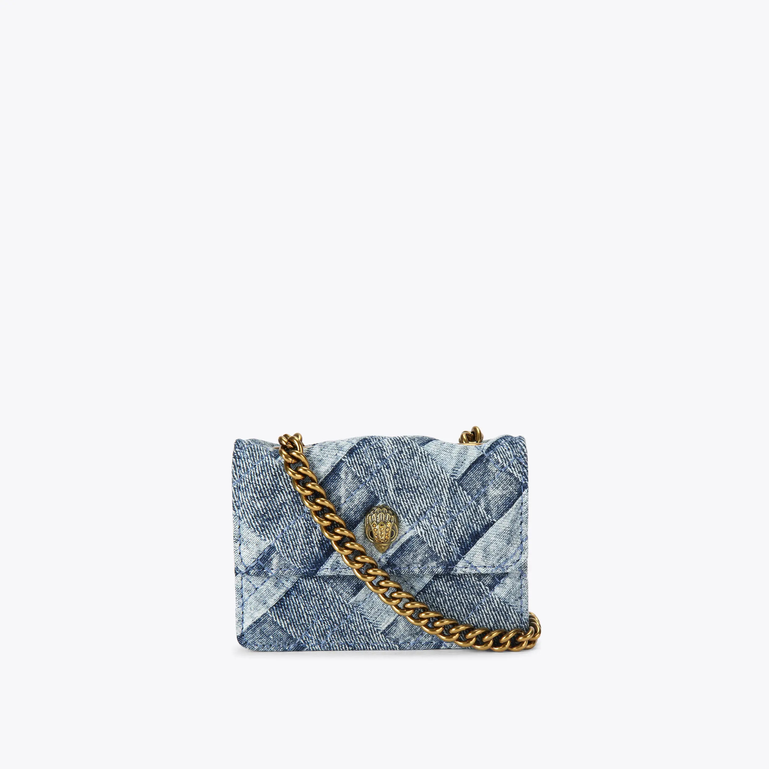 micro denim cross body bag | Kurt Geiger US