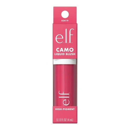 e.l.f. Camo Liquid Blush, Comin' in Hot Pink, 0.13 fl oz | Walmart (US)