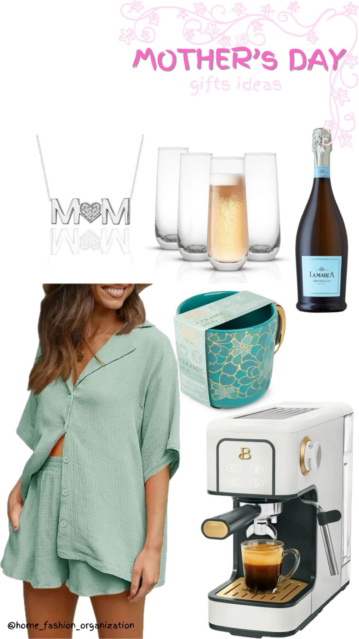 Mother’s Day!
#celebrate #momgift #espressomachine #necklace #loungeset #prosecowine

#LTKfindsunder100 #LTKU #LTKfamily