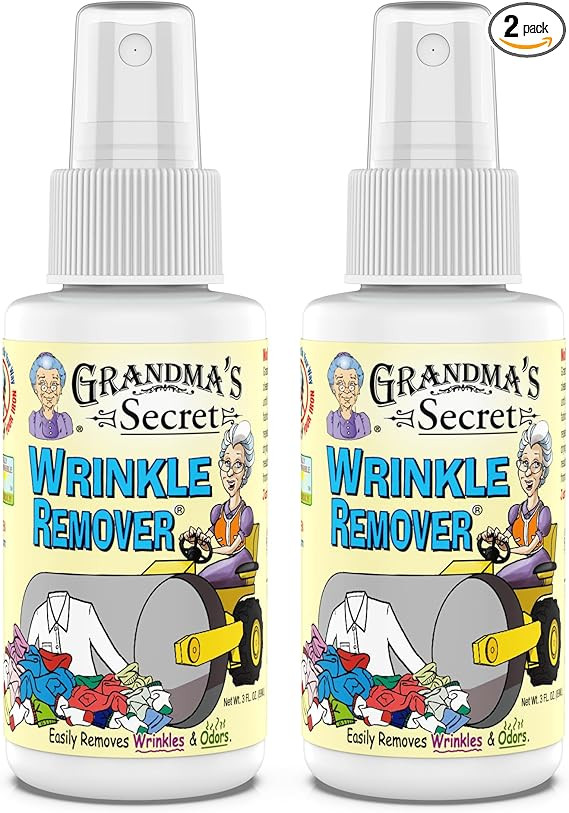 Grandma's Secret Wrinkle Remover - Wrinkle Release Spray, Odor Eliminator, and Fabric Refresher S... | Amazon (US)