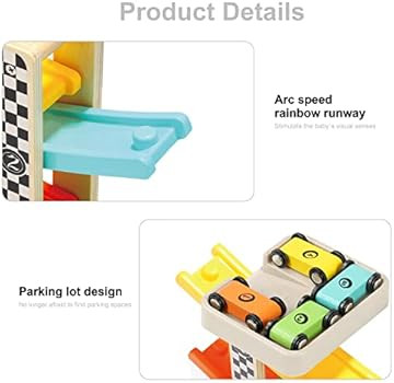 Amazon.com: Toddler Toys for 1 2 Year Old Boy and Girl Gifts Wooden Race Track Car Ramp Racer wit... | Amazon (US)