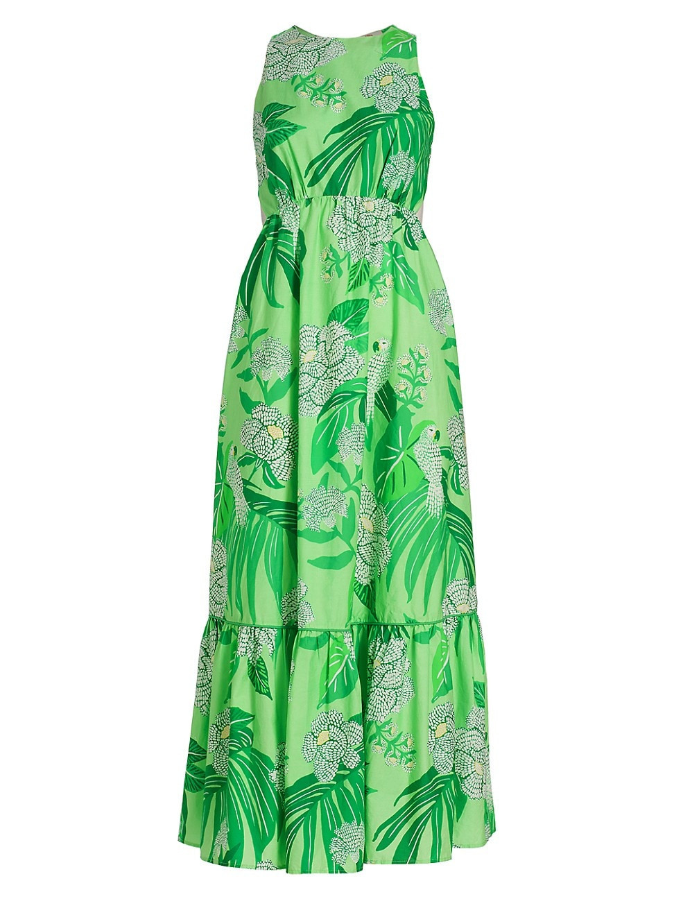 Women's Dewdrop Floral Maxi Dress - Green - Size Small | Saks Fifth Avenue