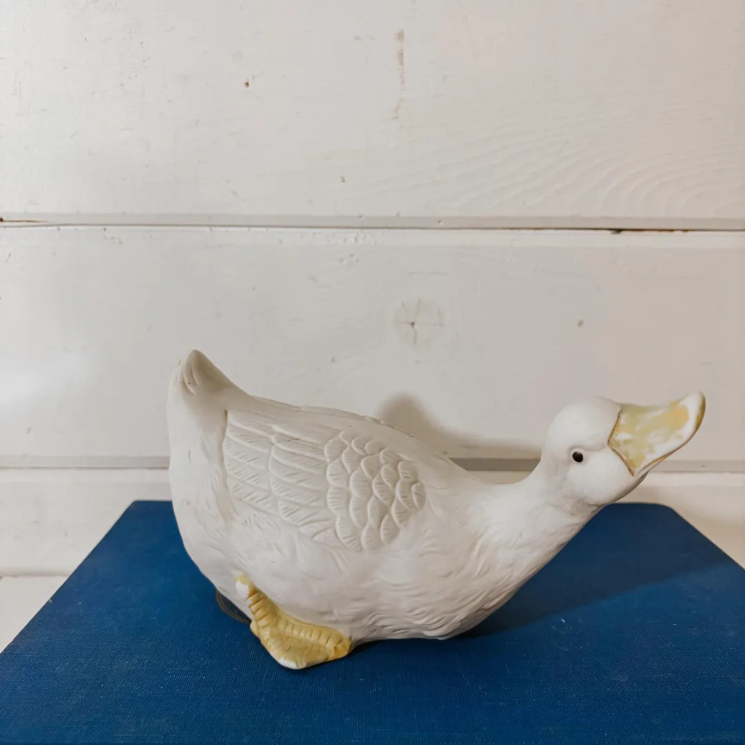 Vintage Ceramic Goose | Cottagecore | Spring Decor | Etsy (US)