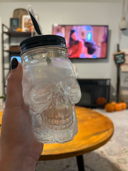 Skull Glass Cup! Perfect for Halloween! 

#LTKhome #LTKSeasonal #LTKHalloween