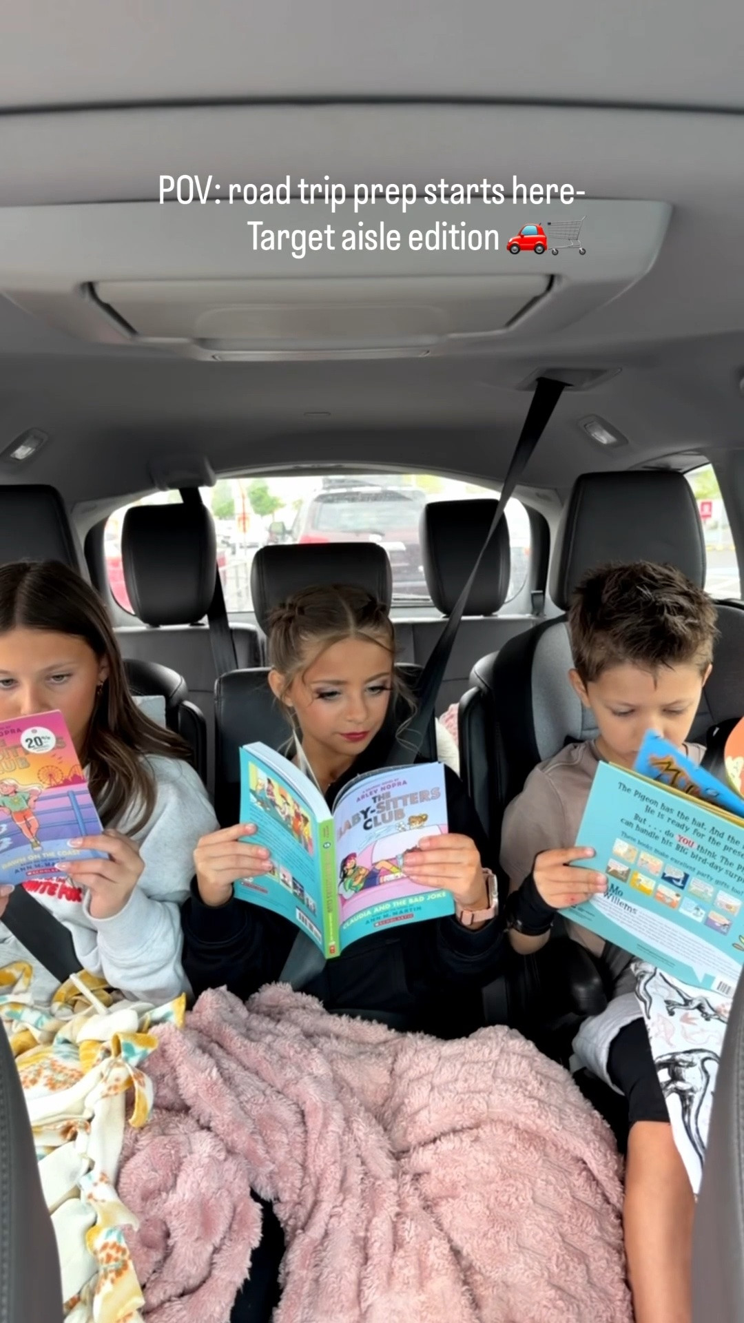 #ad Quick Target stop before we hit the road to grab some @target books 🚗👏🏼
Came in for a few essentials… snacks, and whatever the kids convinced me we needed in aisle 12 😅
Road trip loading 📚🛒 wish us luck! 😂
Always love finding the best @target books for the kids 🤍 Grab our favs here
#TargetBooks #TargetPartner #Target 
My

#LTKmomlife #LTKSeasonal #LTKvlog