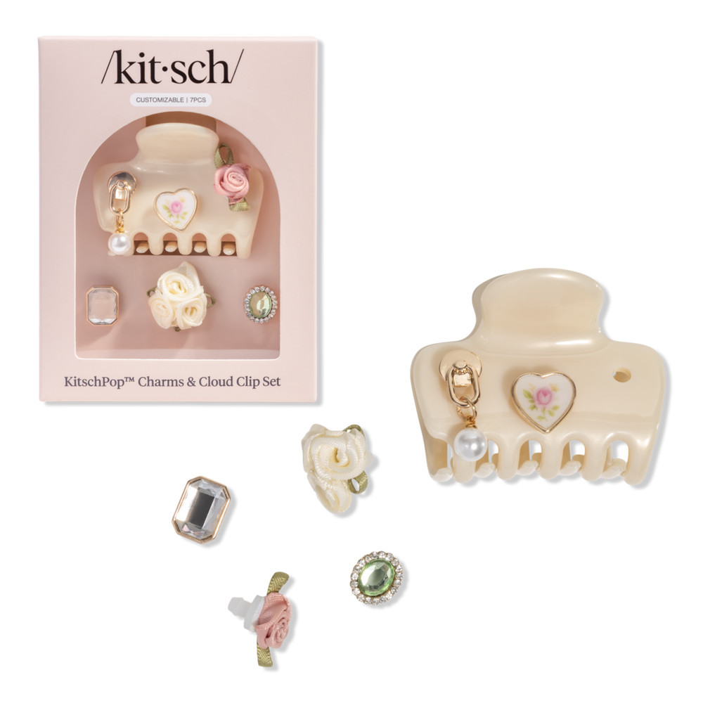 Kitschpop Charms & Cloud Clip 7 Piece Set Vintage - Pearlized Cream | Ulta