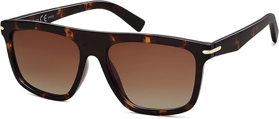 SOJOS Polarized Square Sunglasses TR90 Lightweight Unisex Women Men, Trendy Classic Design UV Pro... | Amazon (US)