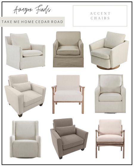 AMAZON FINDS - accent chairs

Accent chair, living room chair, upholstered chair, swivel chair, living room, Amazon home, Amazon finds 

#LTKsalealert #LTKhome