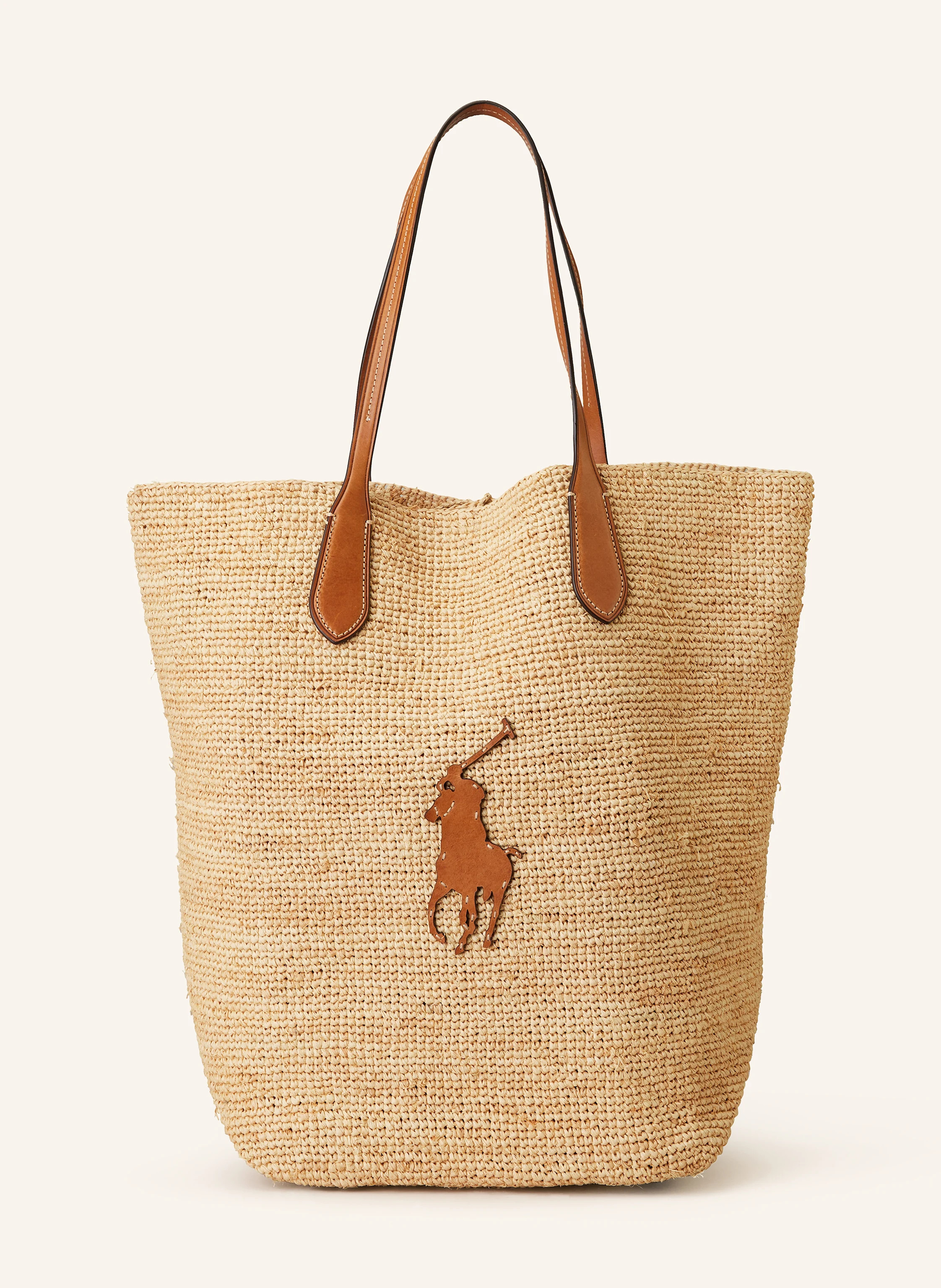 POLO RALPH LAUREN Shopper mit Pouch in hellbraun / braun | Breuninger (DACH)