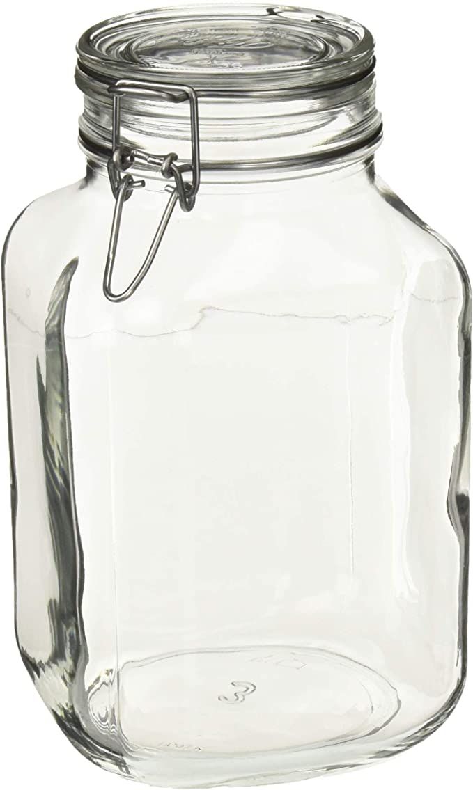 Bormioli Rocco Canning Jar, 3 Liter, Glass | Amazon (US)