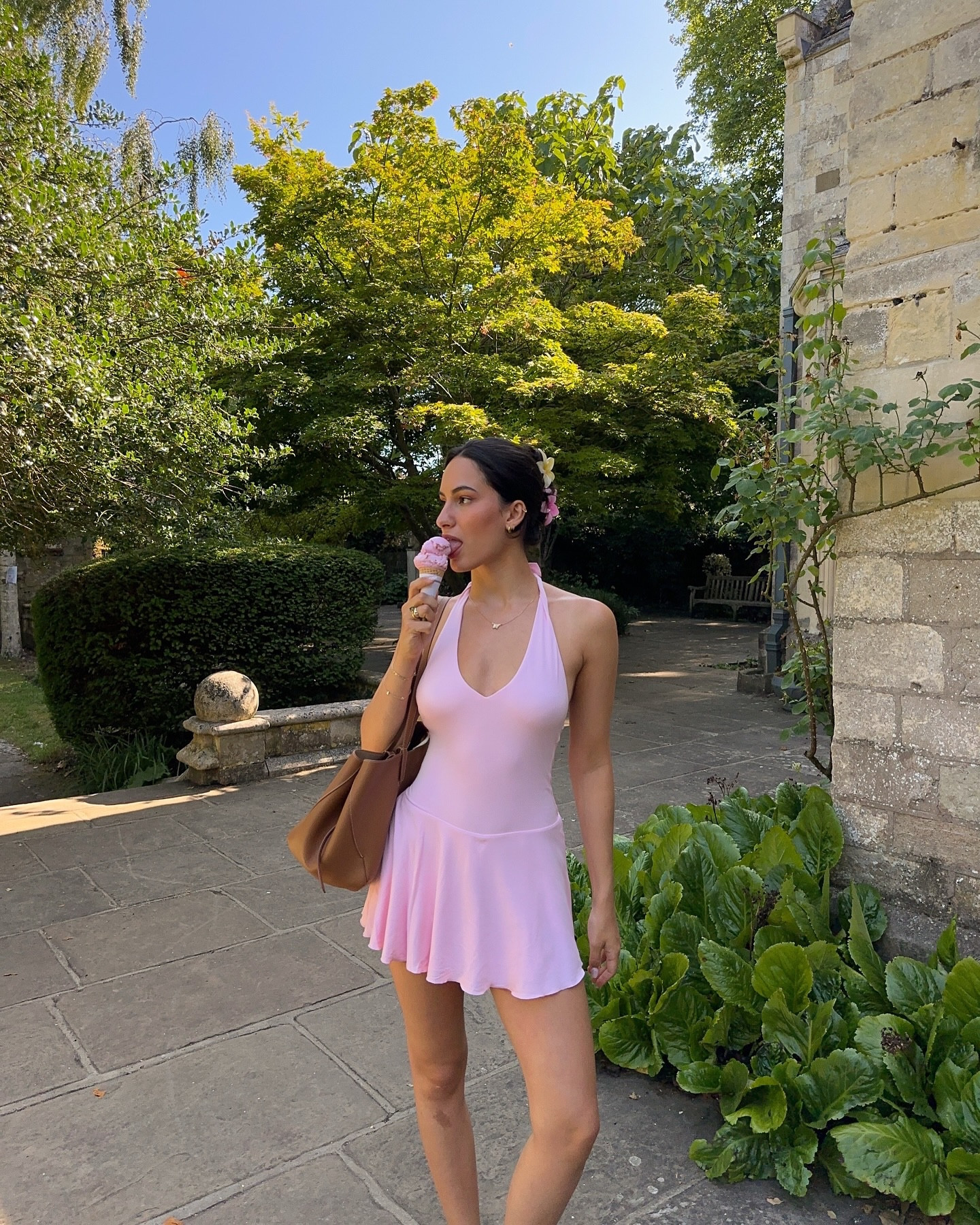 always matching my ice cream to my outfit 🥹 🍧

wearing the @ohpolly soft serve collection a d