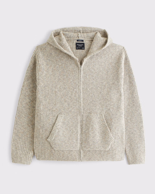 Full-Zip Hooded Sweater | Abercrombie & Fitch (US)