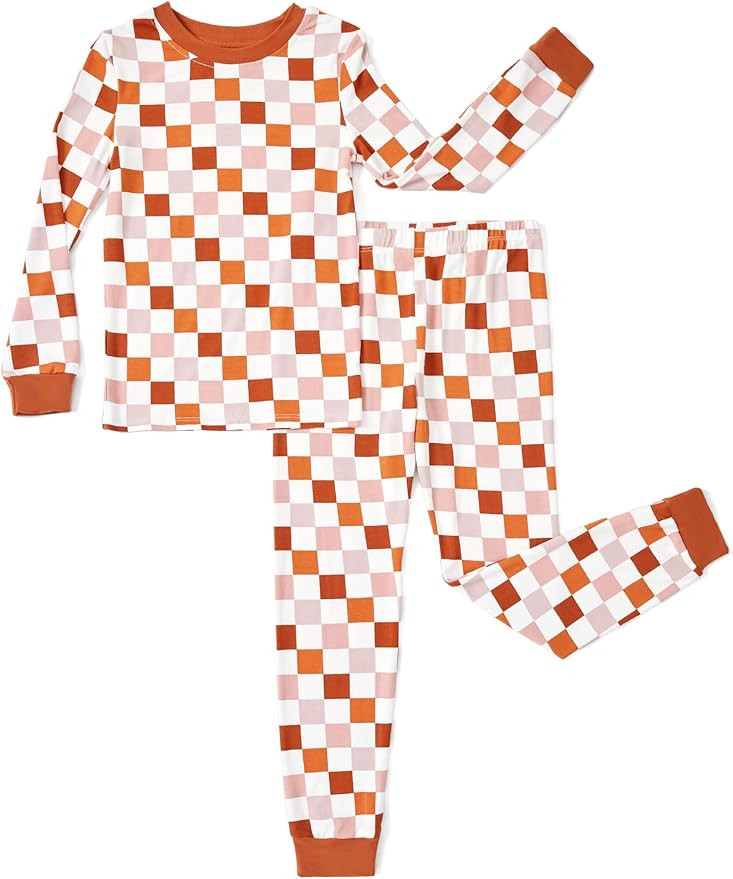 PATPAT Kids 2 Pieces Pajama Sets with Bamboo Viscose,Snug Fit Pjs for Boys,All-Season Comfort Sle... | Amazon (US)