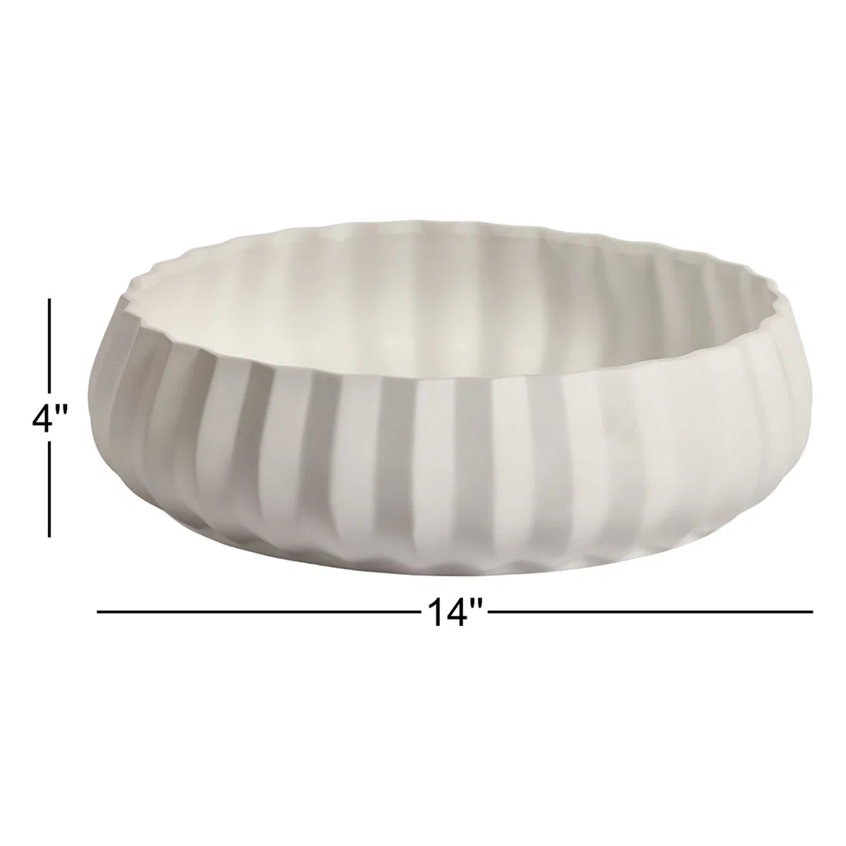 Joss & Main Almina White Ceramic Bowl & Reviews | Wayfair | Wayfair North America