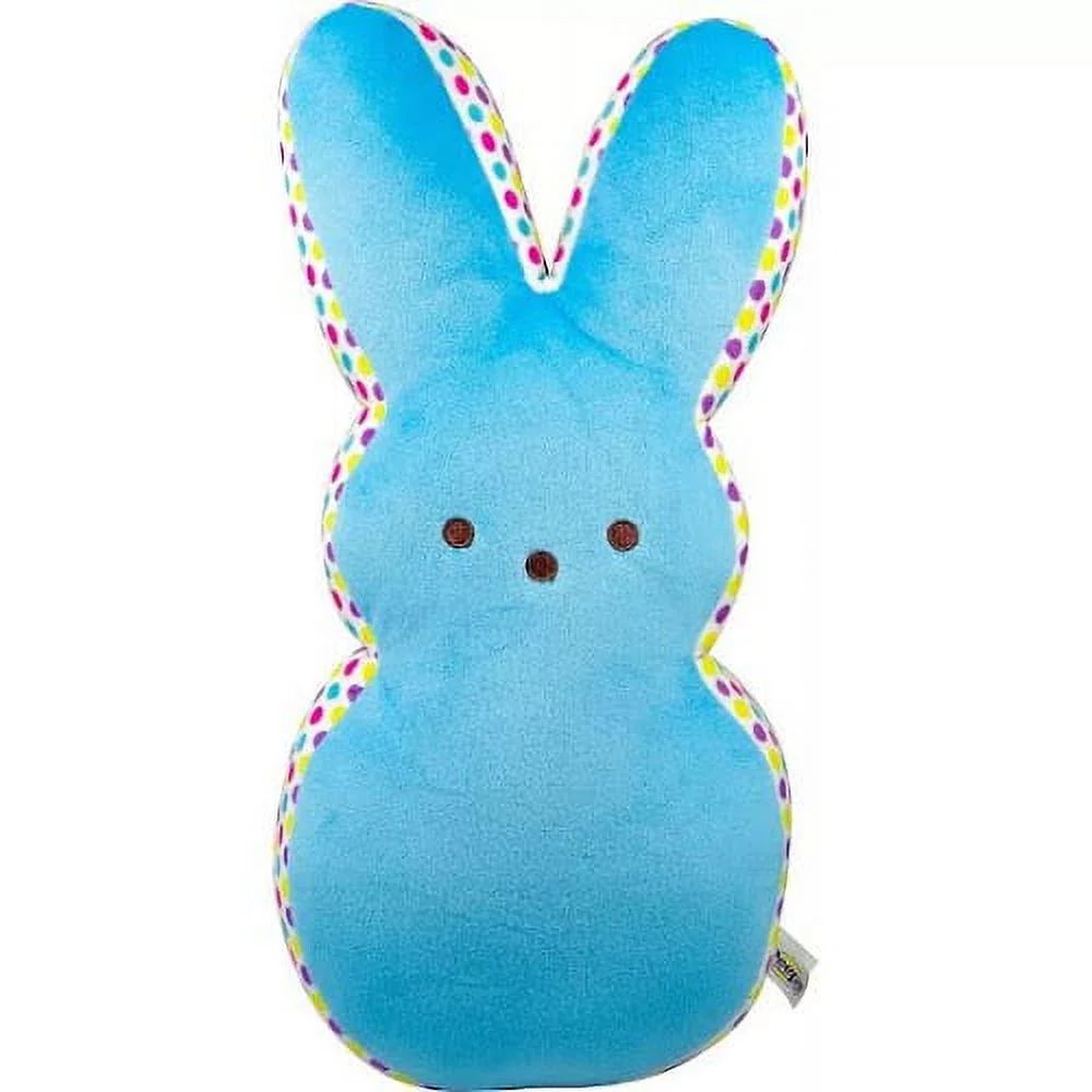Large Blue & Confetti Dot Peeps Bunny Plush | Walmart (US)
