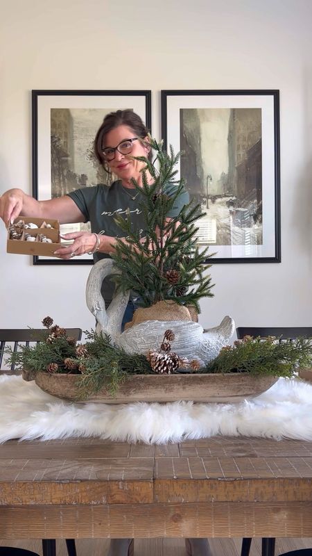I’ve created a a fun holiday table centerpiece that is super easy to re-create. 

Holiday decor, table decor, Christmas decor 

#LTKstyletip #LTKHoliday #LTKhome