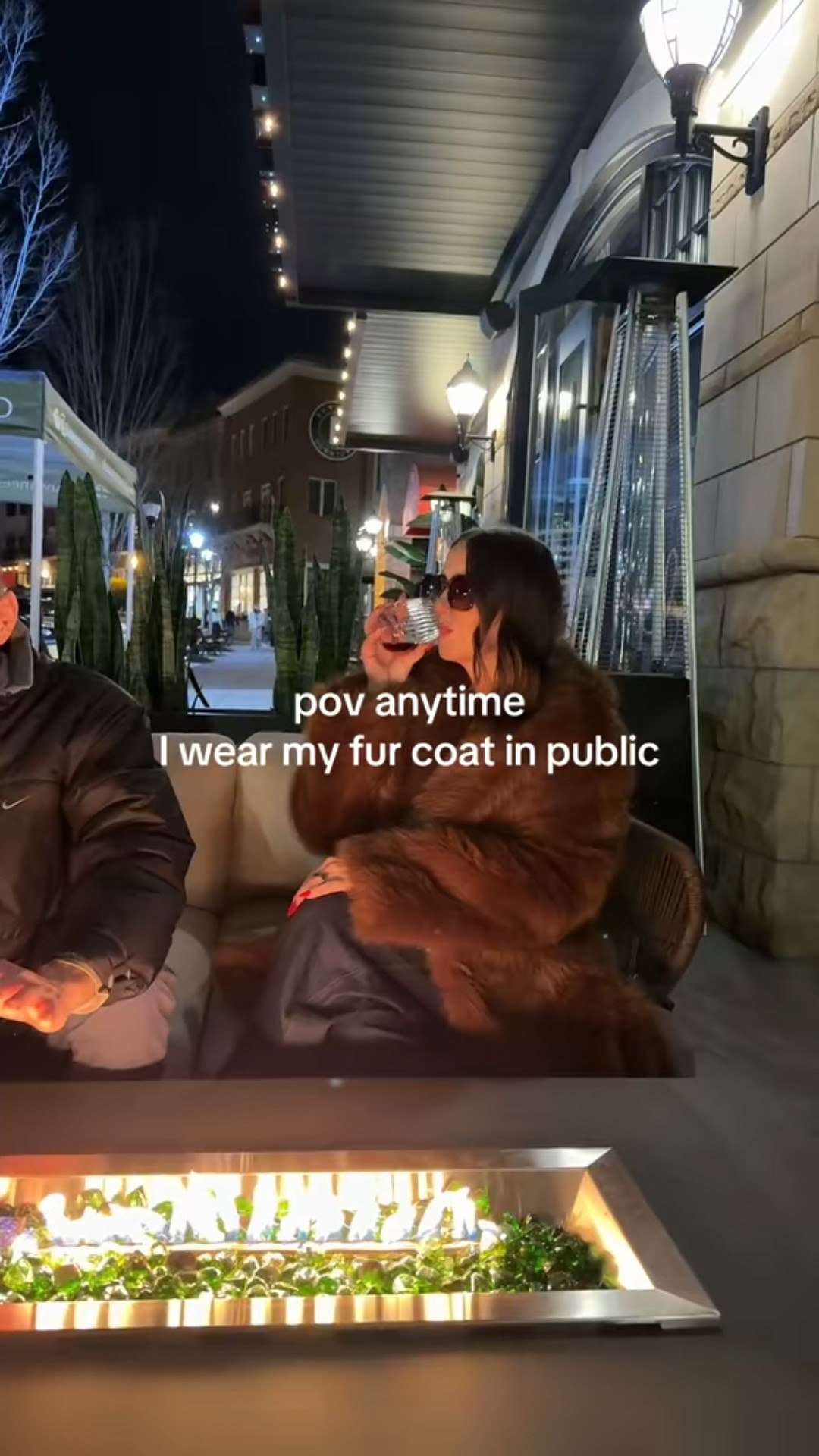 Size down in this fur coat! I had to swap mine out for a small! 

It’s SO GOOD! I love the brown for winter! 

#LTKHoliday #LTKootd #LTKGiftGuide