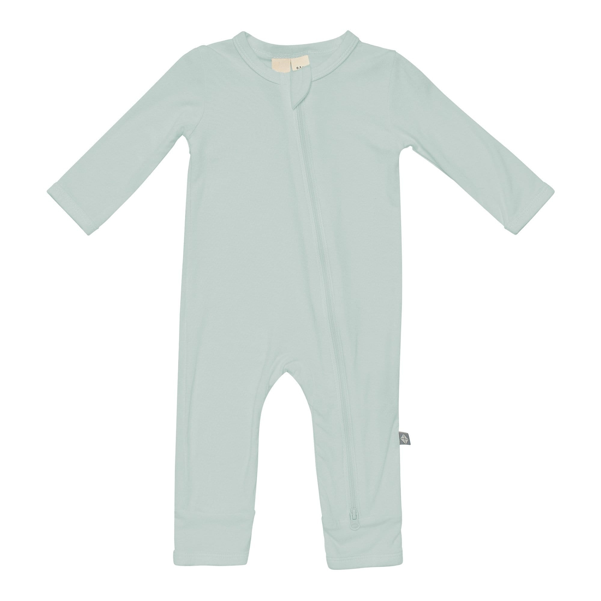Zippered Romper in Sage | Kyte BABY