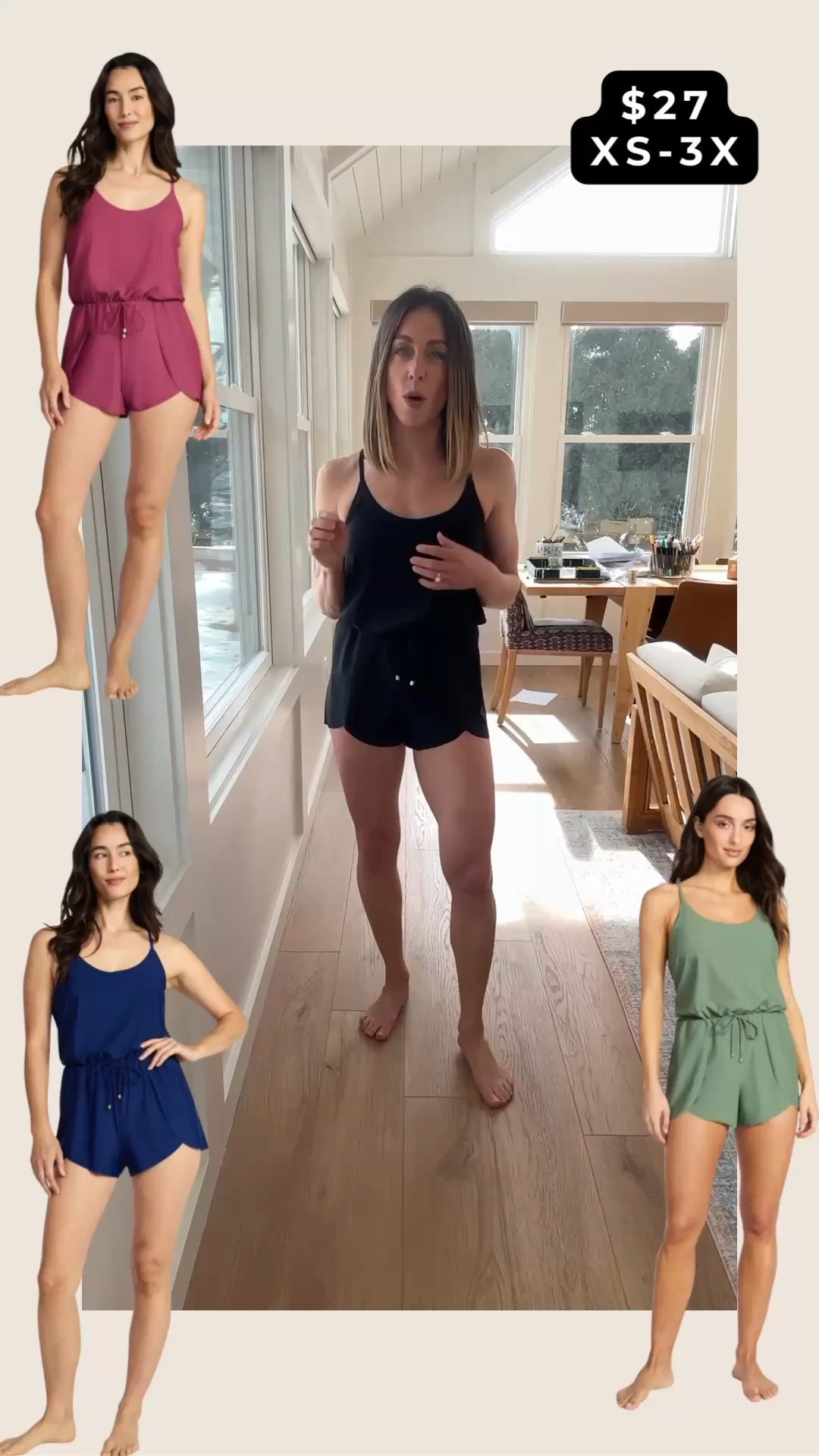 Such a great romper style swimsuit with a bit more flowy coverage! Great for postpartum mamas of ones who just feel a little more comfortable covered up! Fits TTS. In an Xs. 

#LTKmomlife #LTKSeasonal #LTKOver40