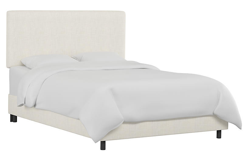 Novak Bed, Talc Linen | One Kings Lane