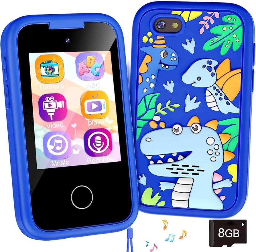 Kids Phone Birthday Gifts Toy for 3 4 5 6 7 8 9 10 Year Old Girls Boy,Toddler Kid Smart Phone wit... | Amazon (US)