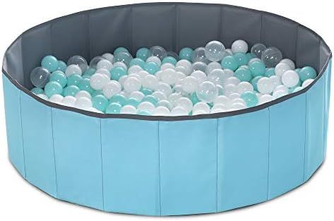 PlayMaty Kids Ball Pit - Folding Portable Baby Play Ball Pool (Balls Not Included) Double Layer O... | Amazon (US)