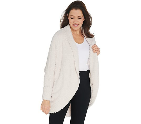 Barefoot Dreams CozyChic Cocoon Cardi | QVC