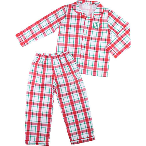 Green And Red Plaid Pajamas | Cecil and Lou