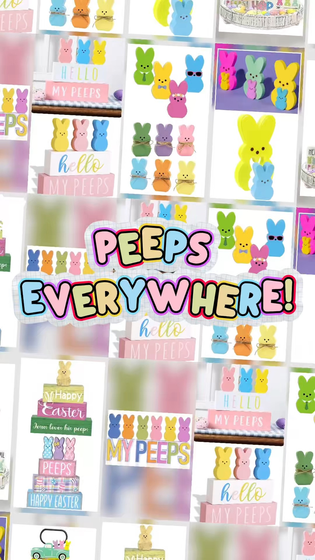 These adorable wooden Peeps are the sweetest way to decorate for Easter! 🐣 

Pastel colors, cute bunny shapes, and fun “Hello My Peeps” signs make them perfect for shelves, tiered trays, or spring displays.



#easterdecor
#peepsdecor
#springdecorideas
#peeps
#easter

#LTKFinds


#LTKSeasonal #LTKHome