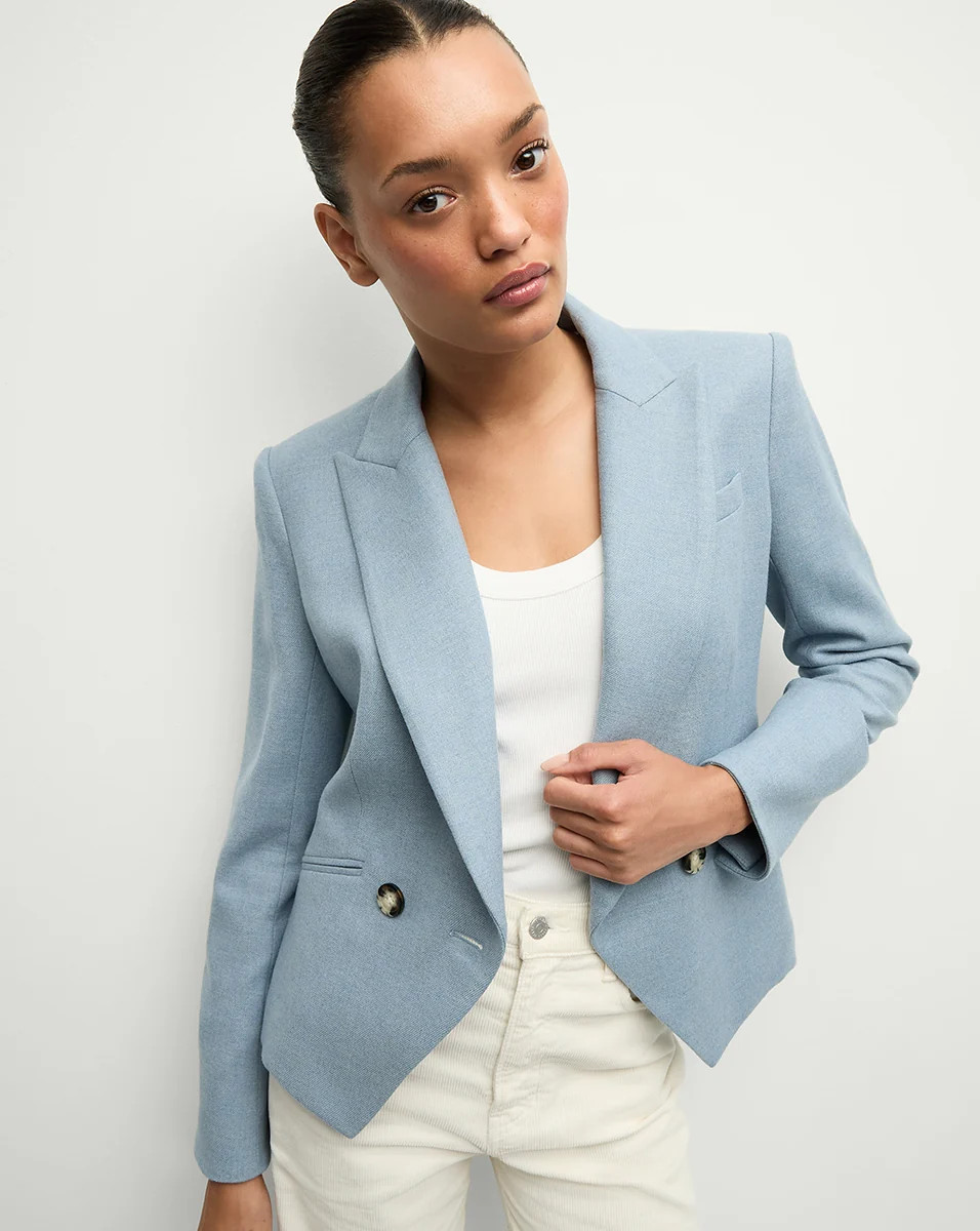 Rickie Cropped Dickey Jacket | Veronica Beard