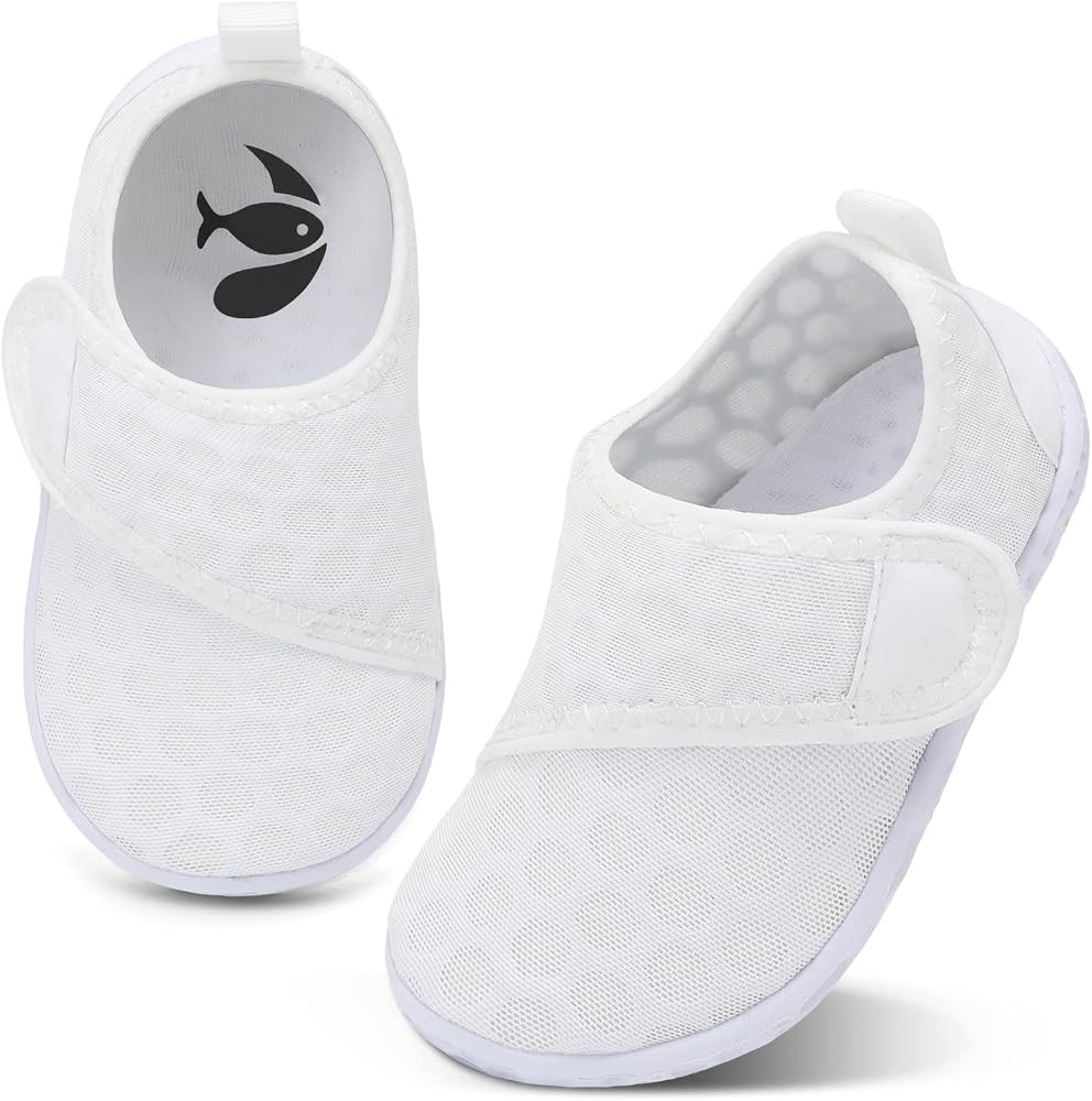 Toddler Water Shoes Kids Girls Boys Beach Aqua Socks Skin Barefoot Walking Water Shoes Quick Dry Non | Amazon (US)