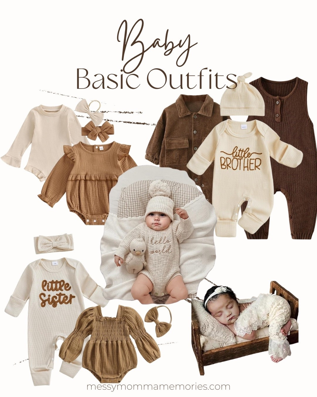 🤍 Baby | Basic Outfits
Sweet, soft, and timeless baby outfits 🤍
Neutral knits, cozy textures, and simple details photograph beautifully and blend perfectly with family styling.
✨ I provide wraps + outfits in my client closet, but these are perfect if you want something special
🔗 Linking my favorite baby pieces for sessions

#LTKKids #LTKBaby