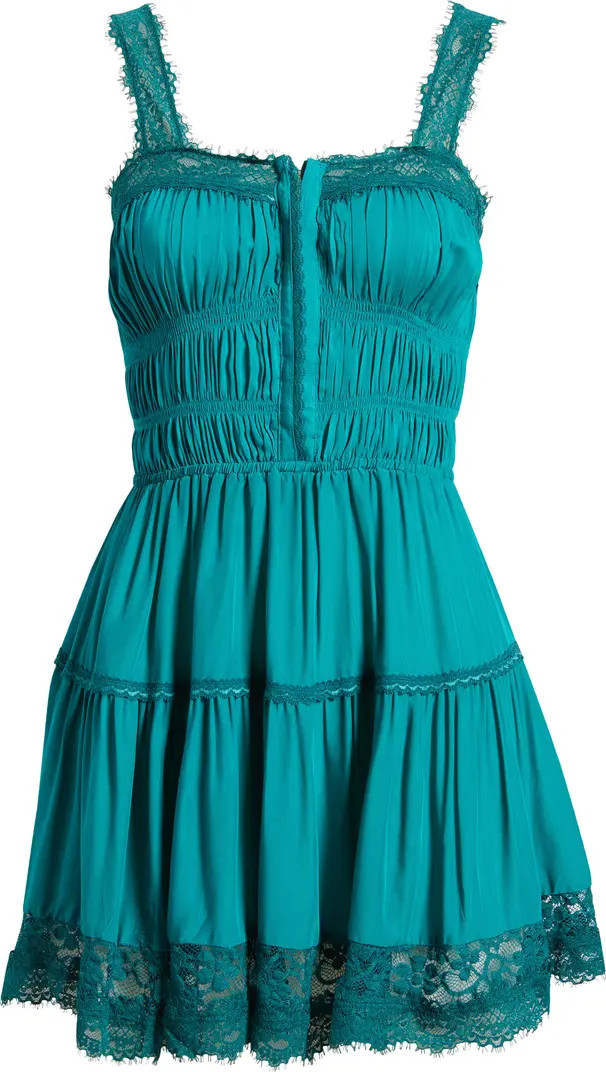 So in Love Linen Blend Slip Minidress | Nordstrom