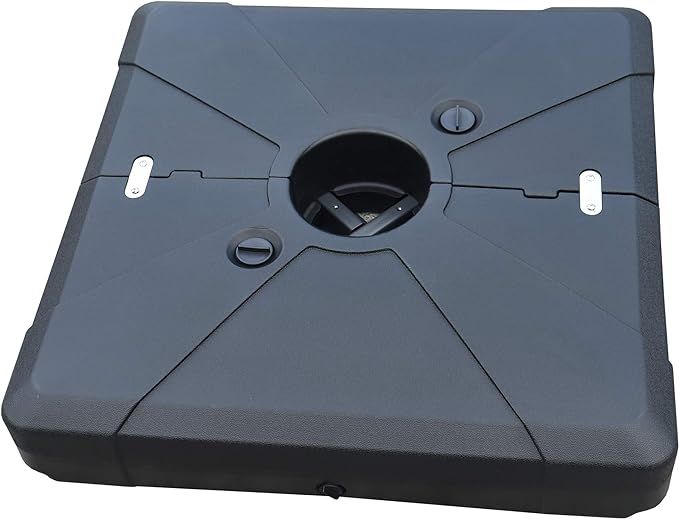 PURPLE LEAF Offset Umbrella Base Cantilever Umbrella Base, 32.3'' X 32.3'' | Amazon (US)