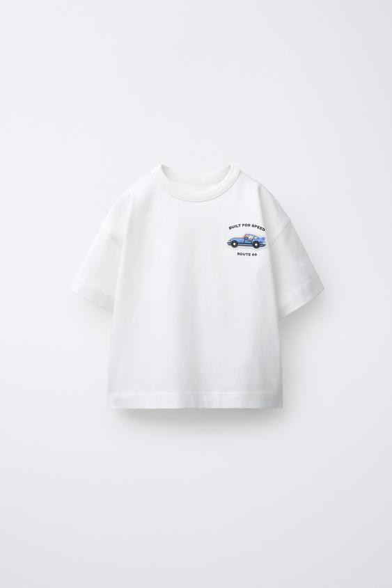 RUBBER APPLIQUÉ T-SHIRT | Zara US