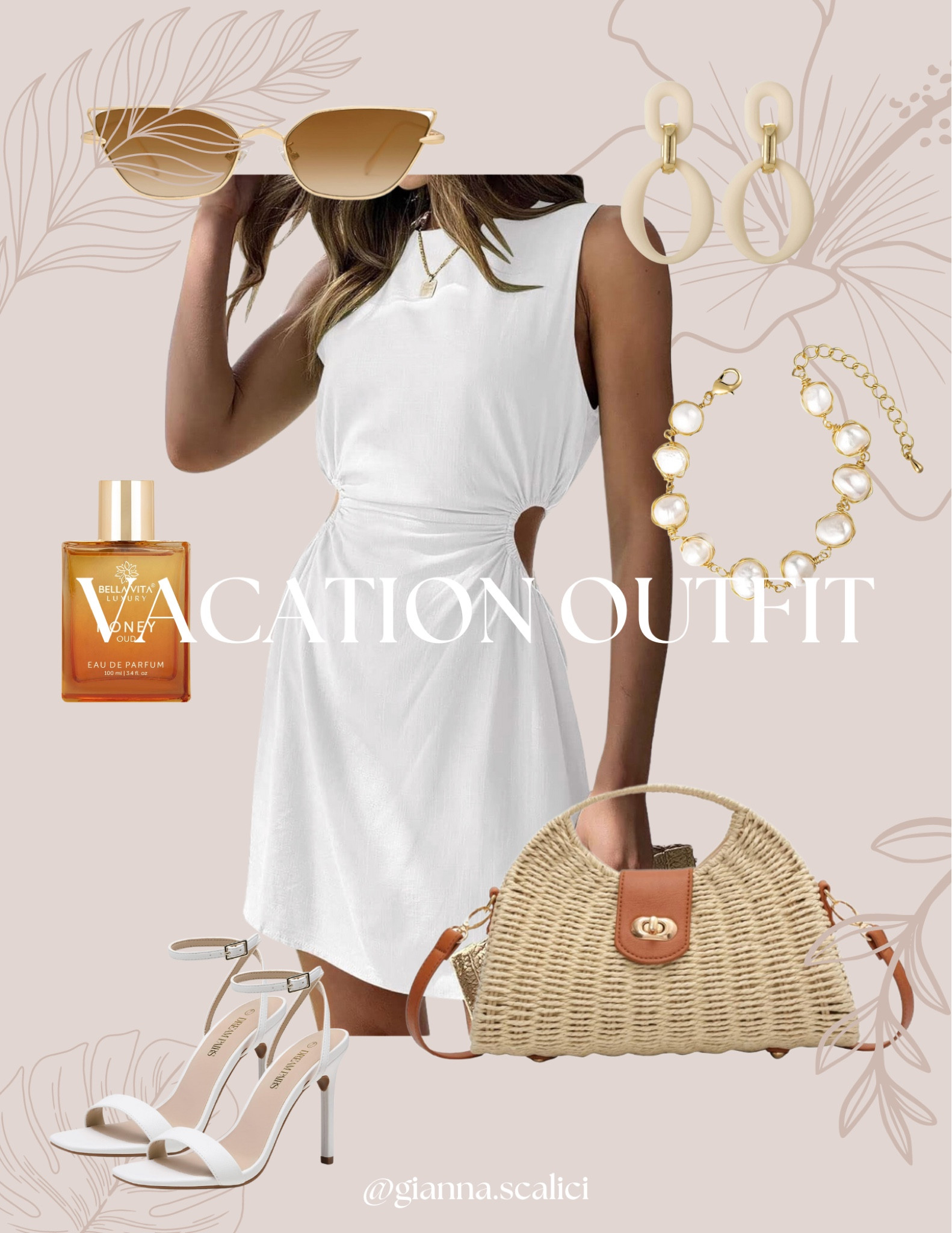 amazon vacation outfit - white mini dress, dinner outfit, pearl jewelry, white heels

#LTKfindsunder100 #LTKshoecrush #LTKstyletip