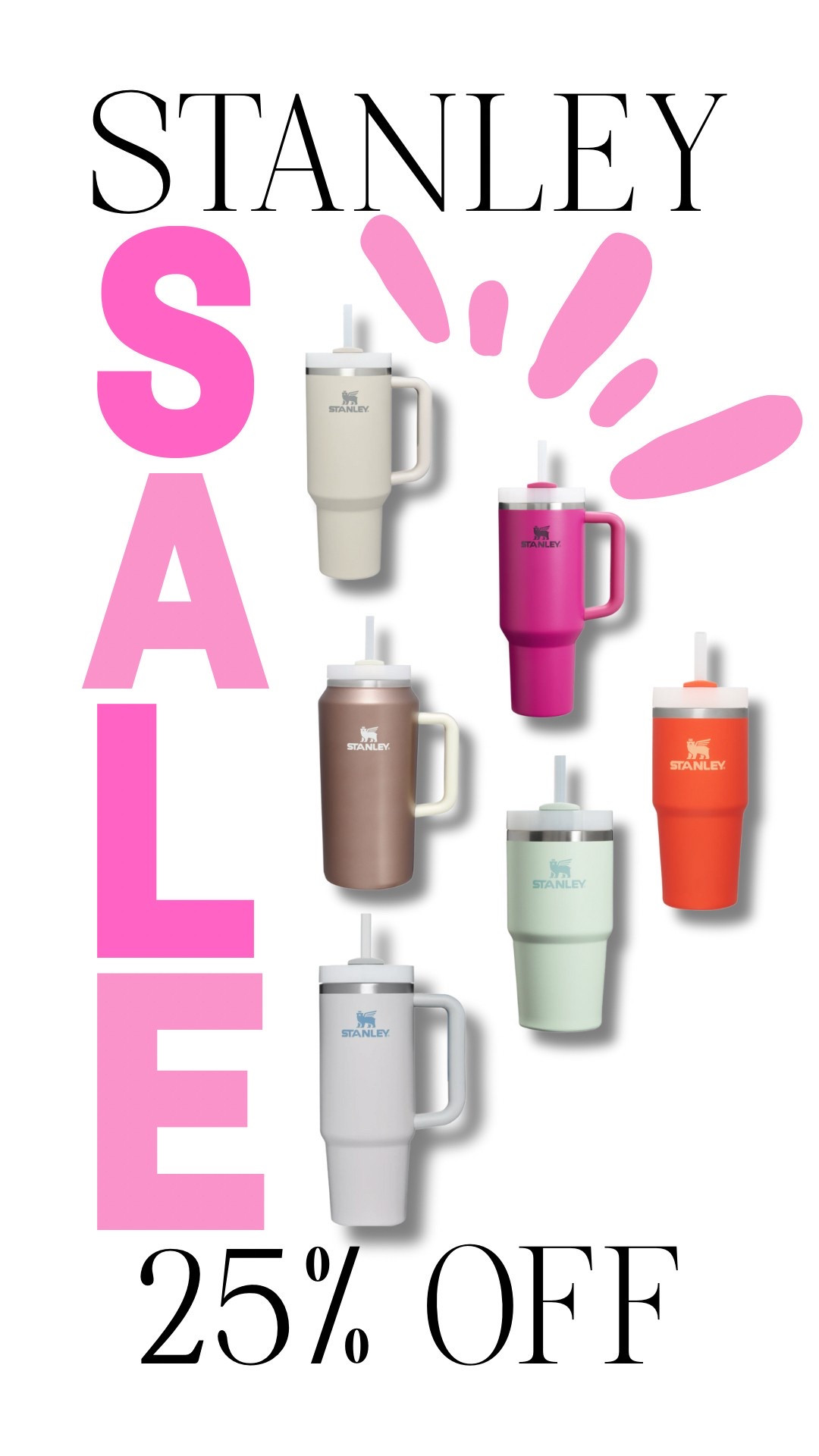 25% off Stanley tumblers!!! I have the bright orange one 😍

#LTKFindsUnder100 #LTKSaleAlert #LTKSpringSale