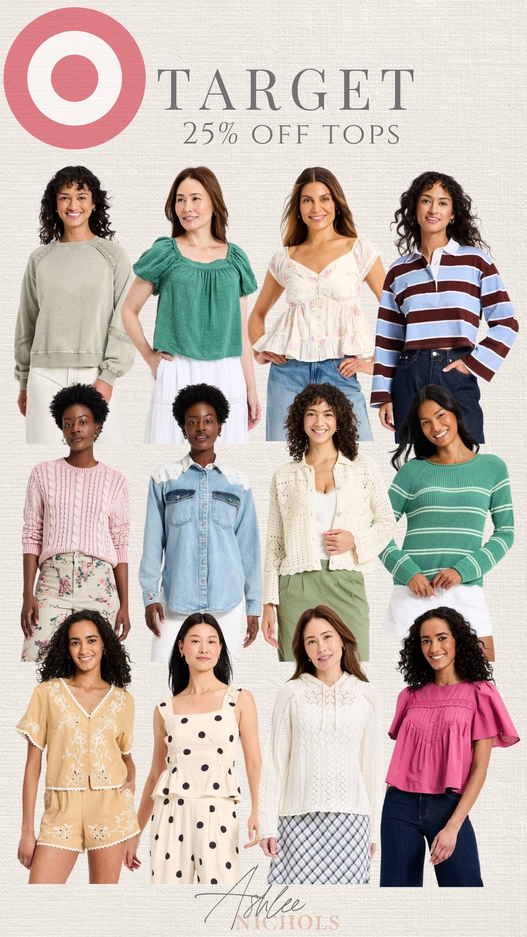 25% off Target tops!

Spring top, spring sweater, striped sweater, denim shirt, polka dot tank top

#LTKspring #LTKSaleAlert #LTKSeasonal