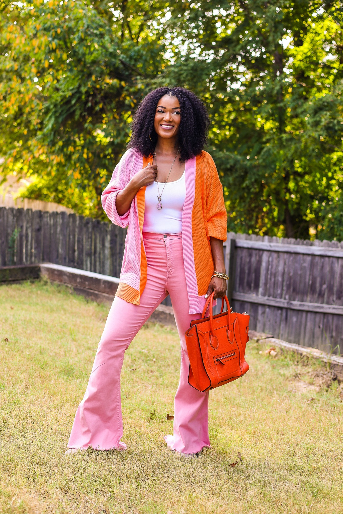 This fall is all about color for me! Couldn’t wait to style this Amazon color block cardigans. I thought it paired perfectly with these pink bell bottom jeans! #pink #bellbottom #jeans #fall #fallfashion #colorblock

#LTKSeasonal #LTKmidsize #LTKstyletip