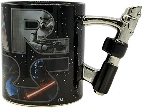 Silver Buffalo Star Wars Lightsaber Sculpted Handle Ceramic Mug, 20 Ounces | Amazon (CA)
