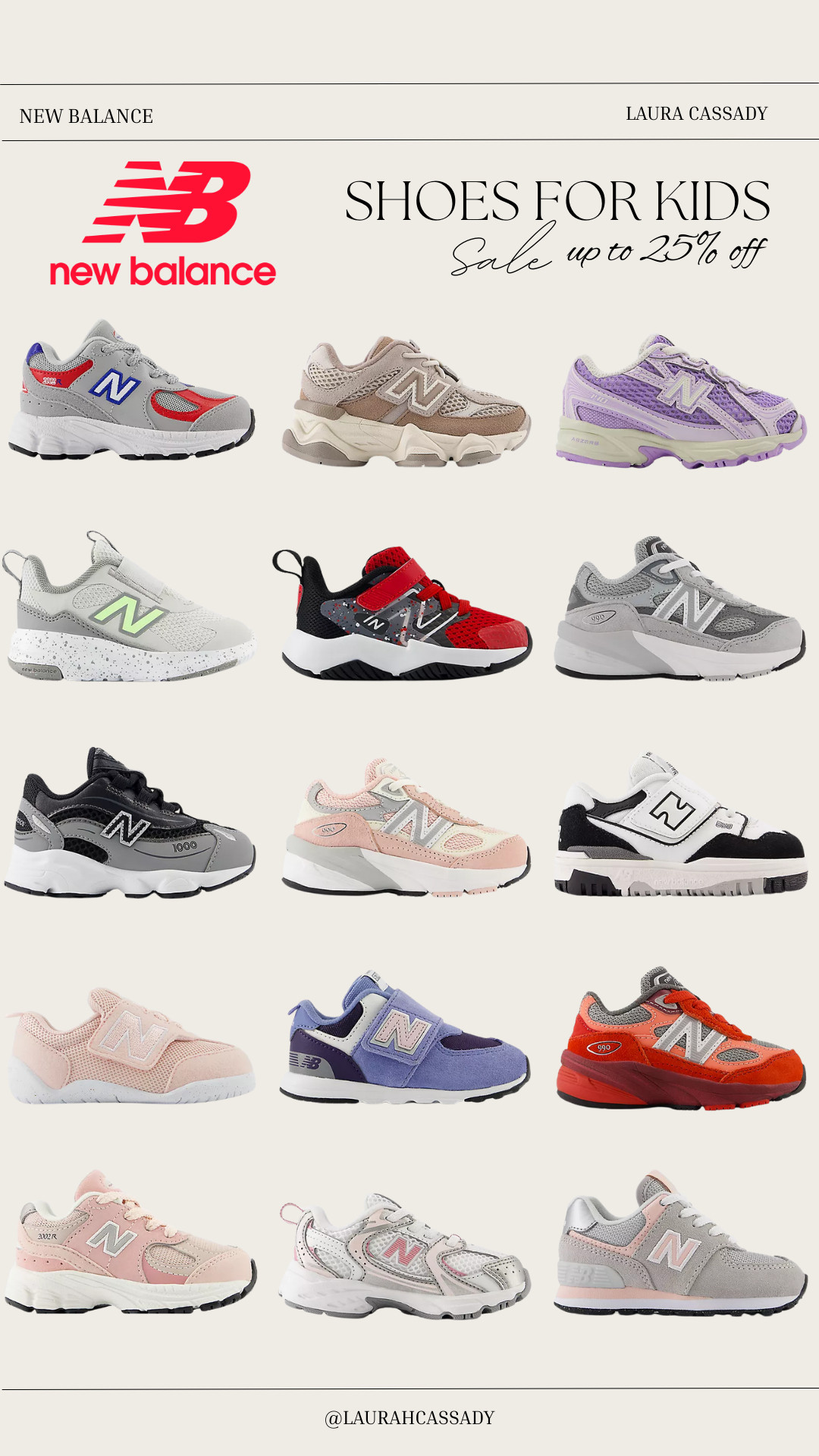 New Balance shoes for kids up to 25% off right now 👟✨ Great styles that are comfy, supportive, and perfect for school, play, and everyday wear — such a good time to grab a pair (or two) on sale! 

 #NewBalanceKids #KidsSneakers #ShoeSale #KidsStyle #BackToSchoolShoes #ActiveKids #EverydayComfort #LTKKids #LTKSale #KidsSneakerStyle #BudgetFinds #LTKSaleAlert #LTKTall #LTKKids