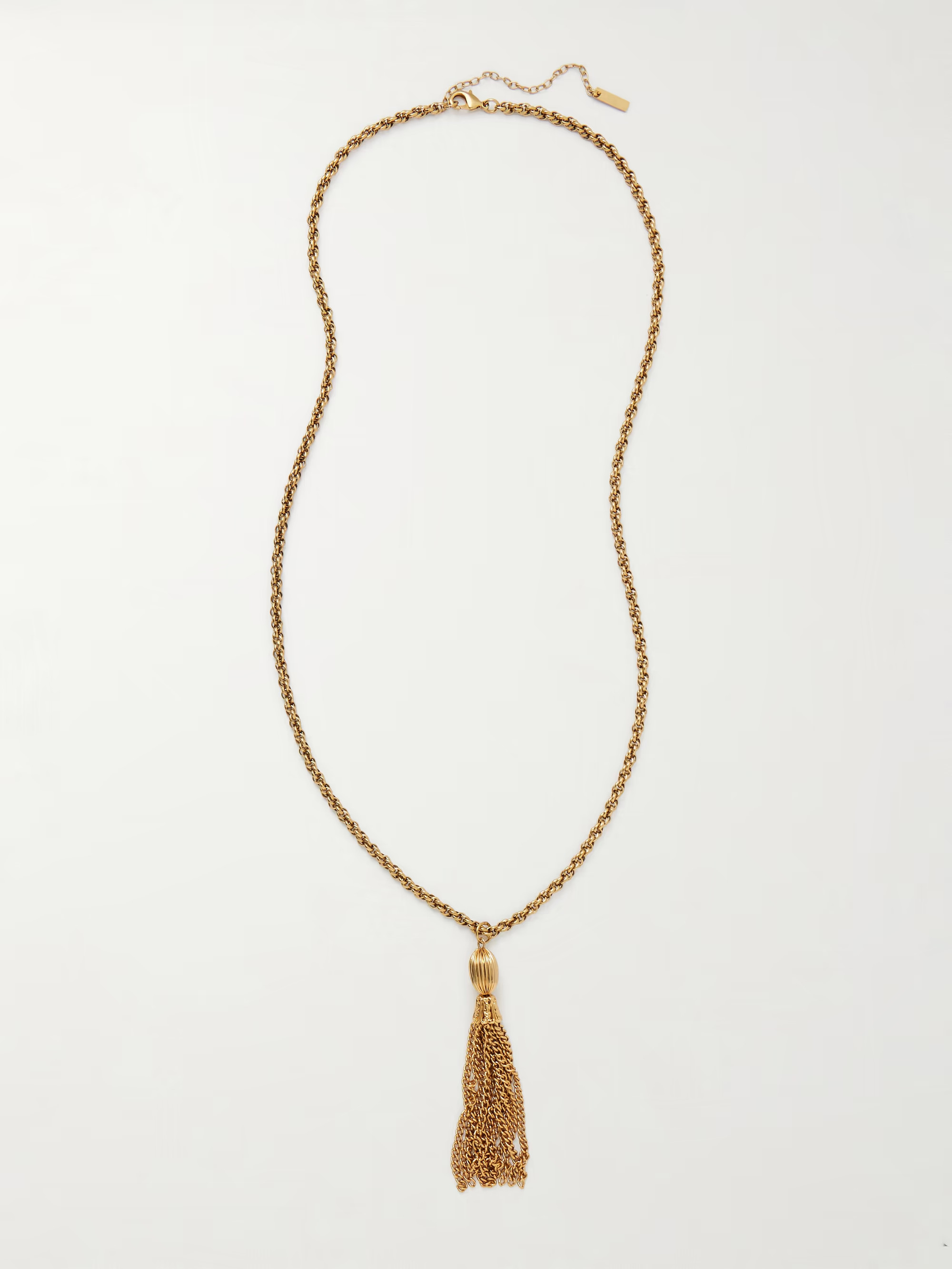 Tasseled gold-plated necklace | NET-A-PORTER (UK & EU)