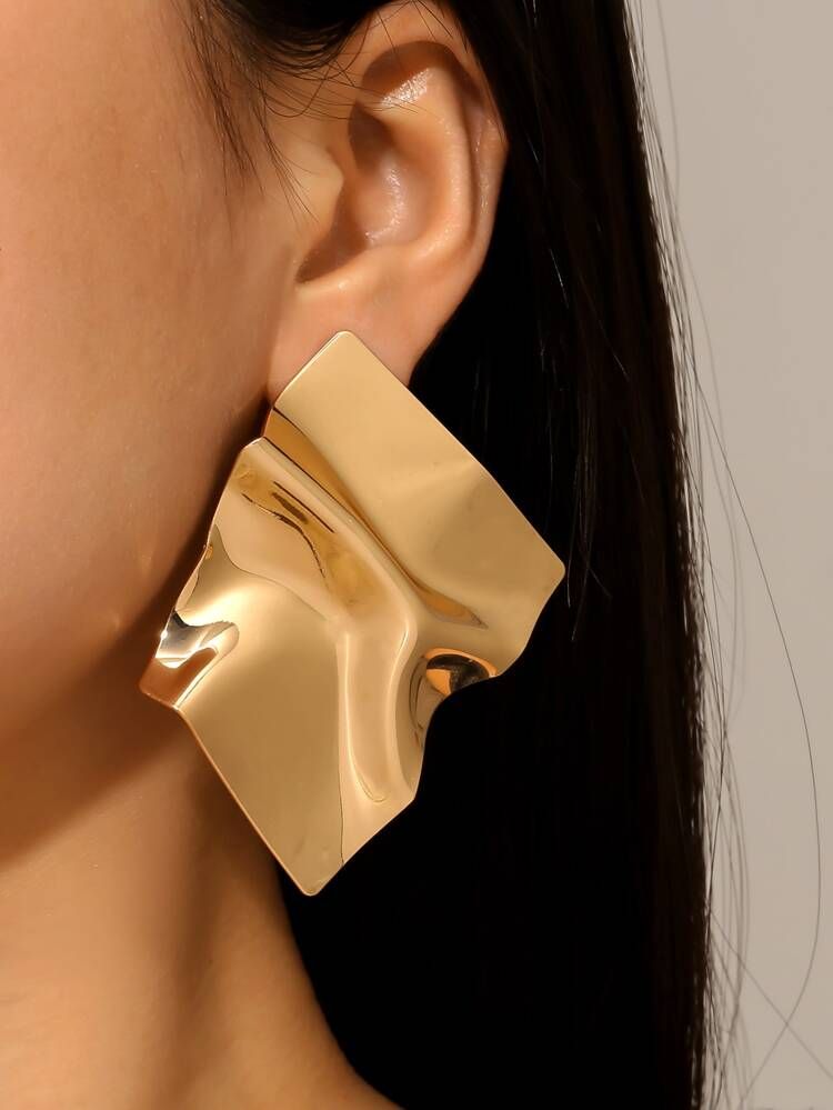 Geometric Stud Earrings | SHEIN