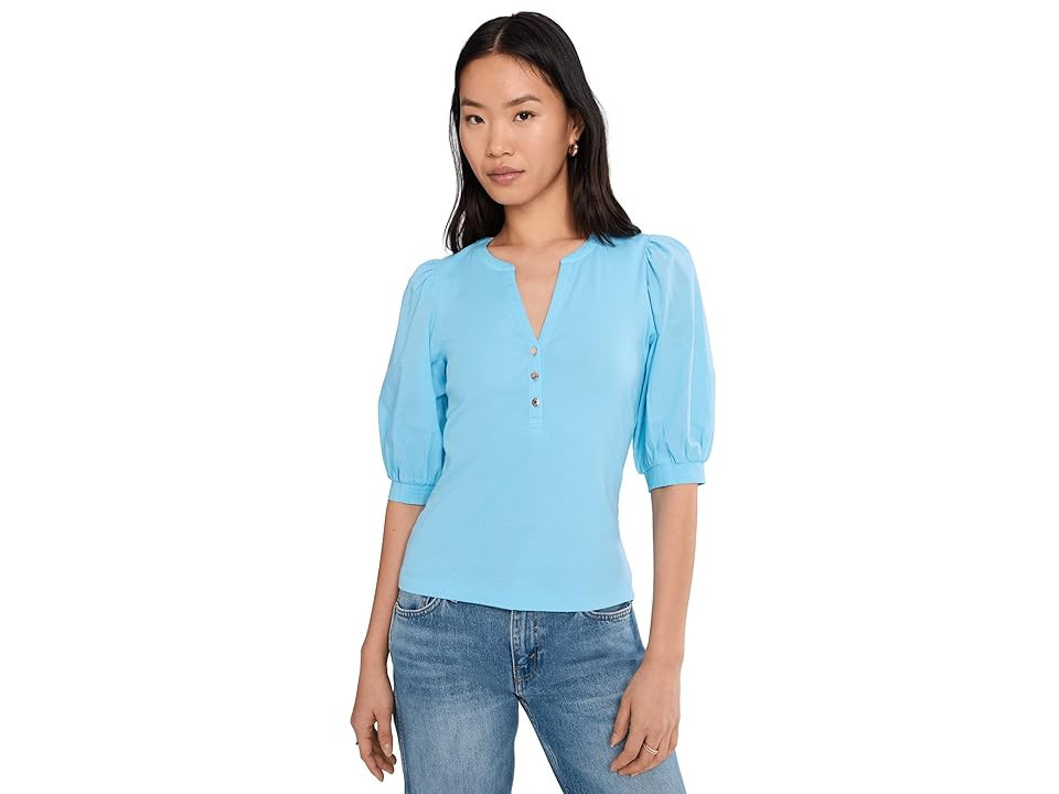 Lilly Pulitzer Ronson Knit Top Women's Blouse Bellevue Blue: XXS | Zappos.com