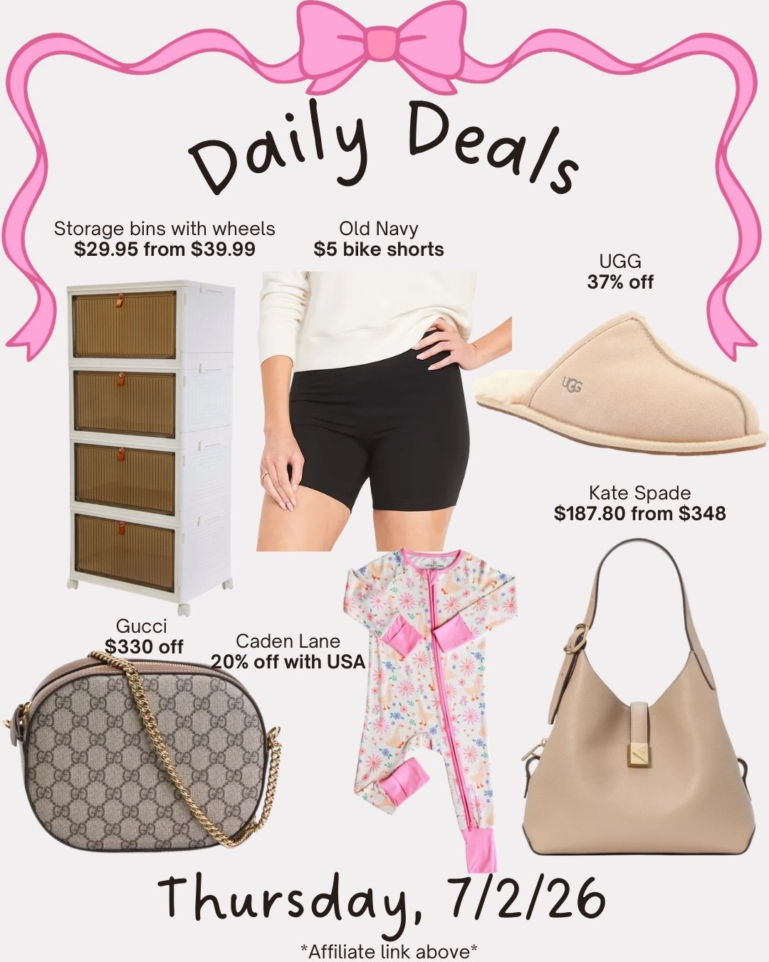 Daily deals

#LTKSeasonal #LTKSaleAlert #LTKootd