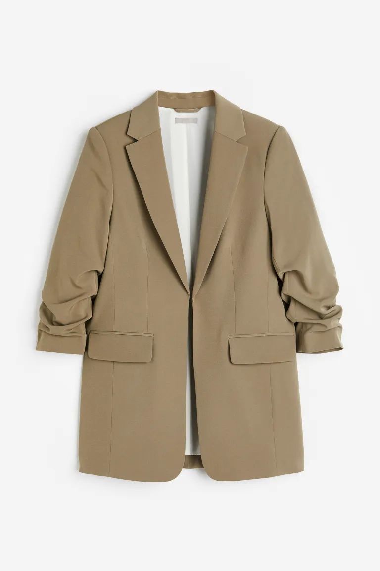 Gathered-sleeve Jacket | H&M (US + CA)