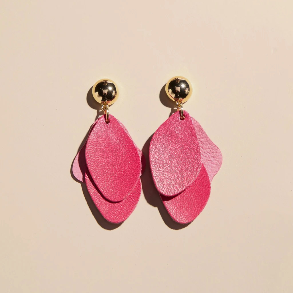 Watermelon Shimmer Weston | Nickel and Suede