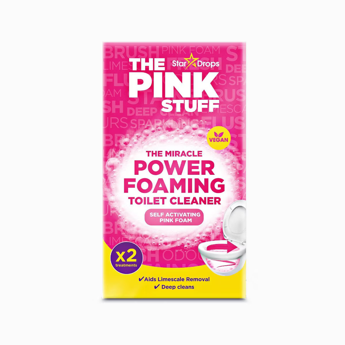The Pink Stuff The Miracle Power Foaming Toilet Cleaner Powder - 7oz | Target