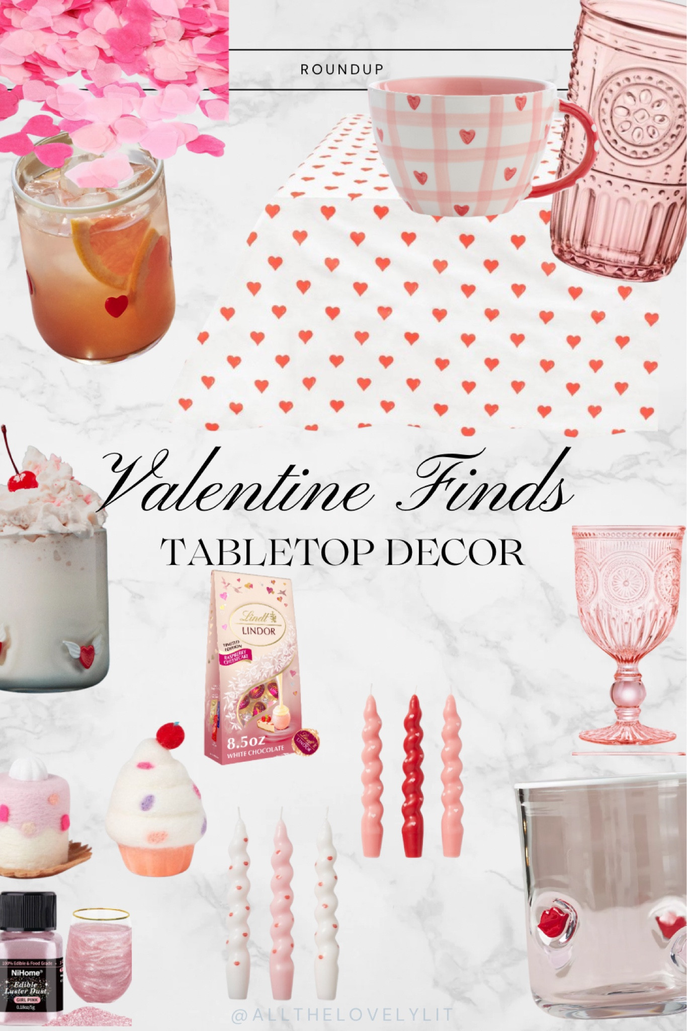 Valentines Day tabletop decor
Galantines 



#LTKHome #LTKFindsUnder50